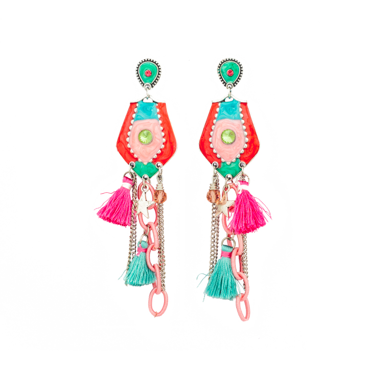 Mod Colours Confetti Danglers