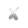 Sterling silver cz earrings