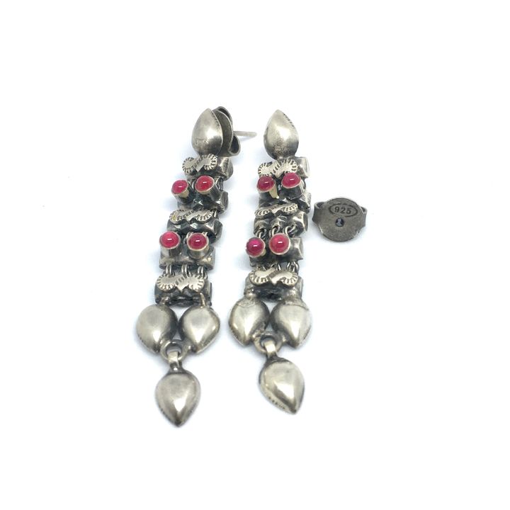 Update 187+ silver ruby earrings best