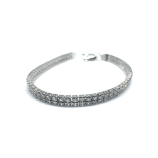 Silver charm bracelet for women