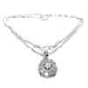 sterling silver cubic zirconia necklace