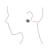 Tiny star stud earrings
