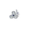 Silver Flower Studs