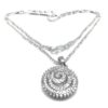 Moon silver pendant